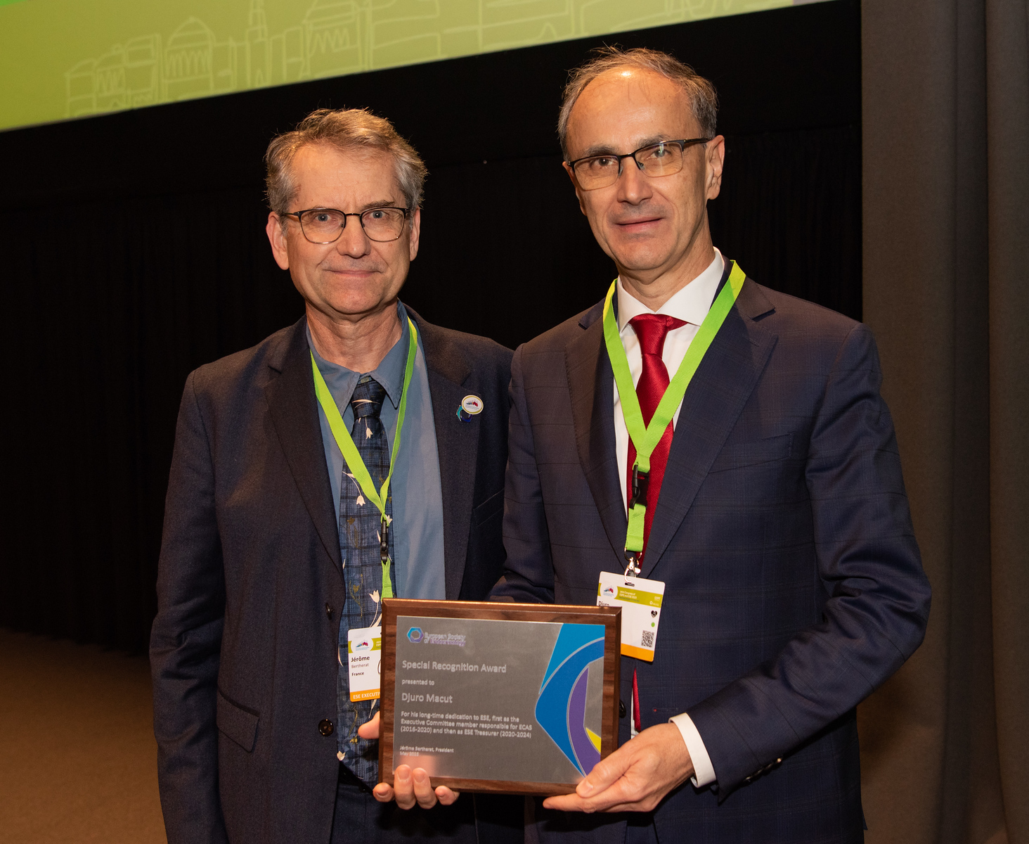 Đuro Macut at an official leadership engagement