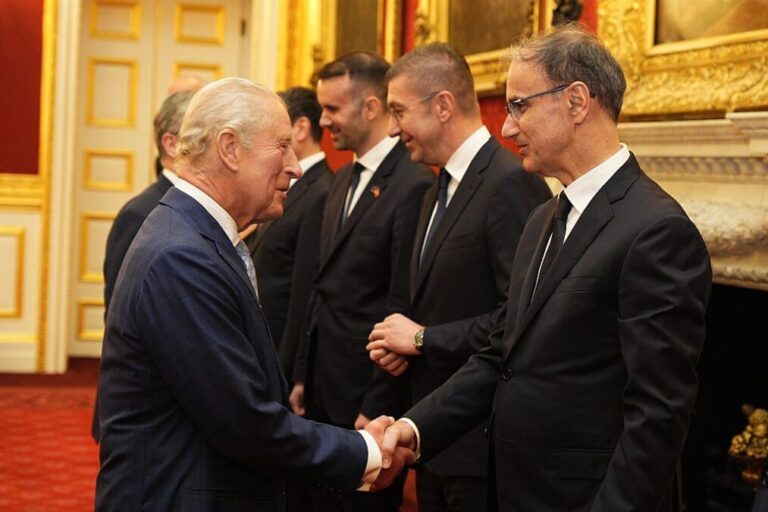 Đuro Macut in London on a diplomatic visit